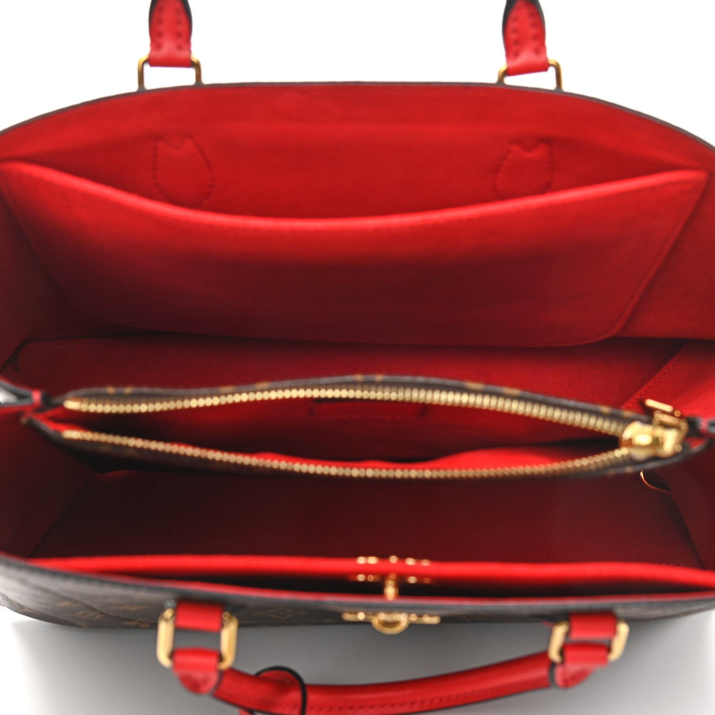 Monogram Flower Tote Coquelicot