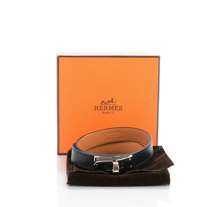 Hermes Chamonix Kelly Double Tour Bracelet M Black 8 of 8