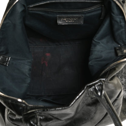 Saint Laurent Textured Patent Medium Easy Y Bag Black 5 of 15
