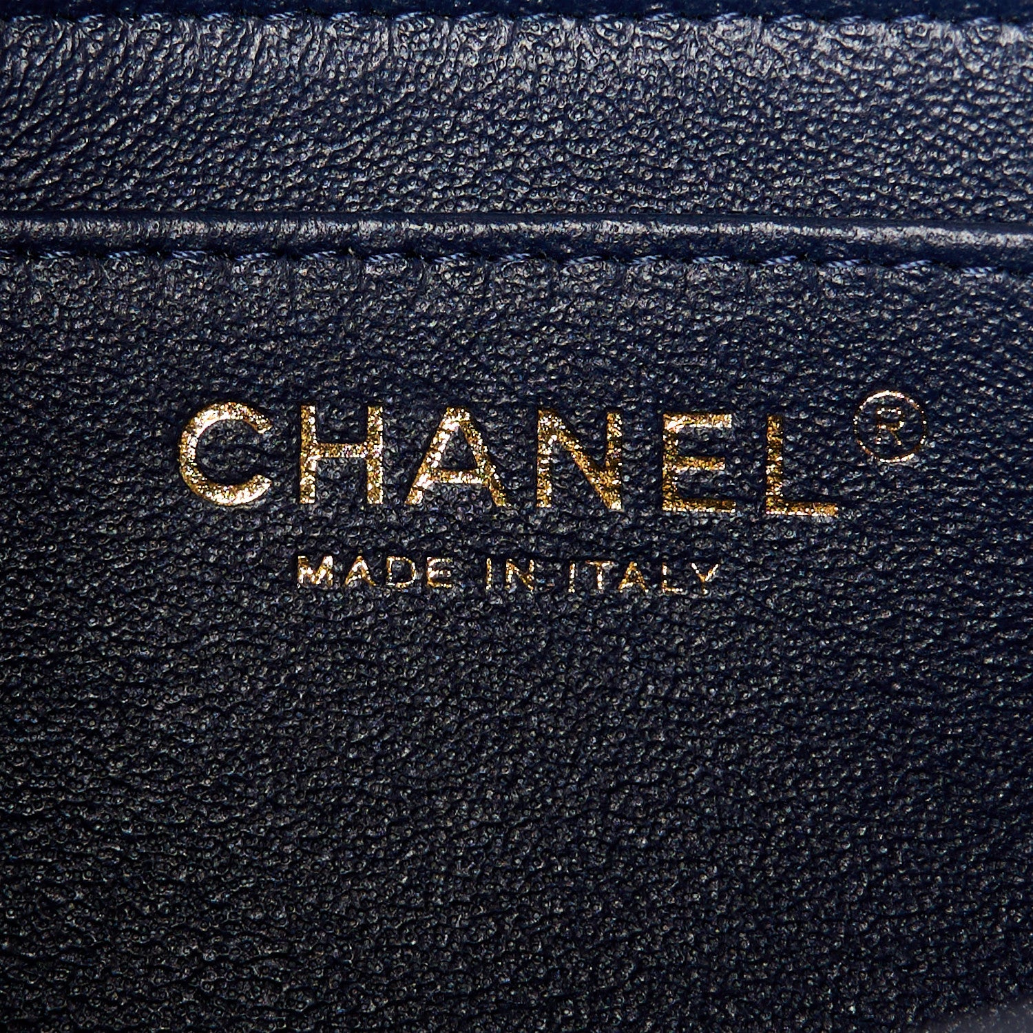 Chanel Lambskin Quilted Mini Rectangular Flap Dark Navy Blue 6 of 11