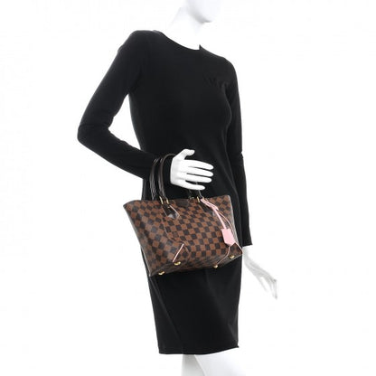 Louis Vuitton Damier Ebene Caissa Tote PM Rose Ballerine 3 of 8
