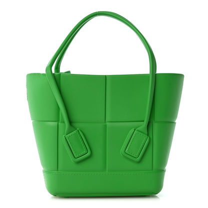 Bottega Veneta Rubber Maxi Intrecciato Mini Arco Grass 1 of 10