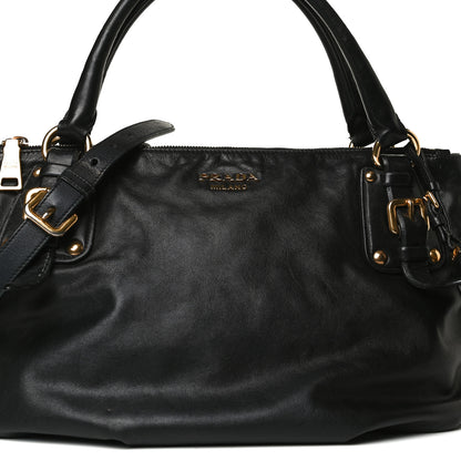 Prada Soft Calf Tote Black 16 of 16