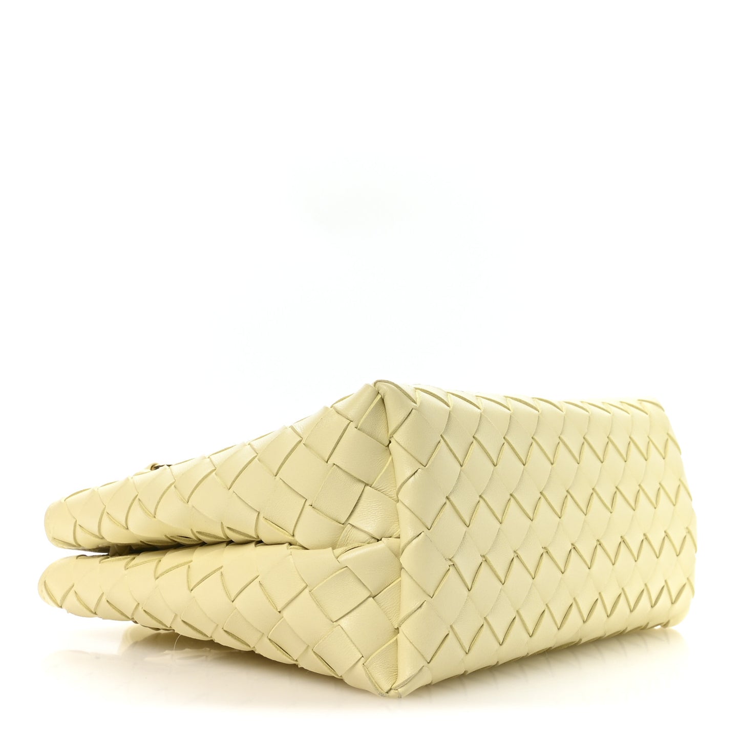 Nappa Intrecciato Small Andiamo Shoulder Bag Chamomile