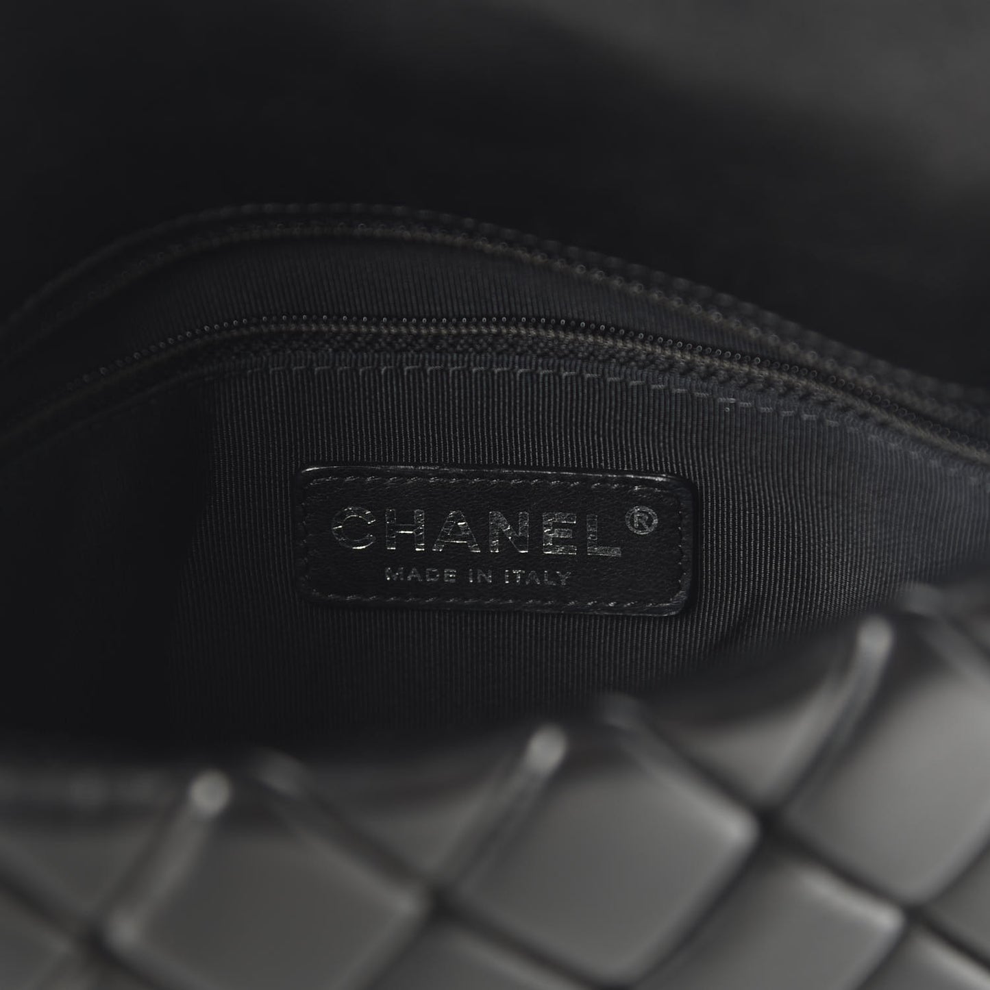 Lambskin Large New Bubble Flap Black