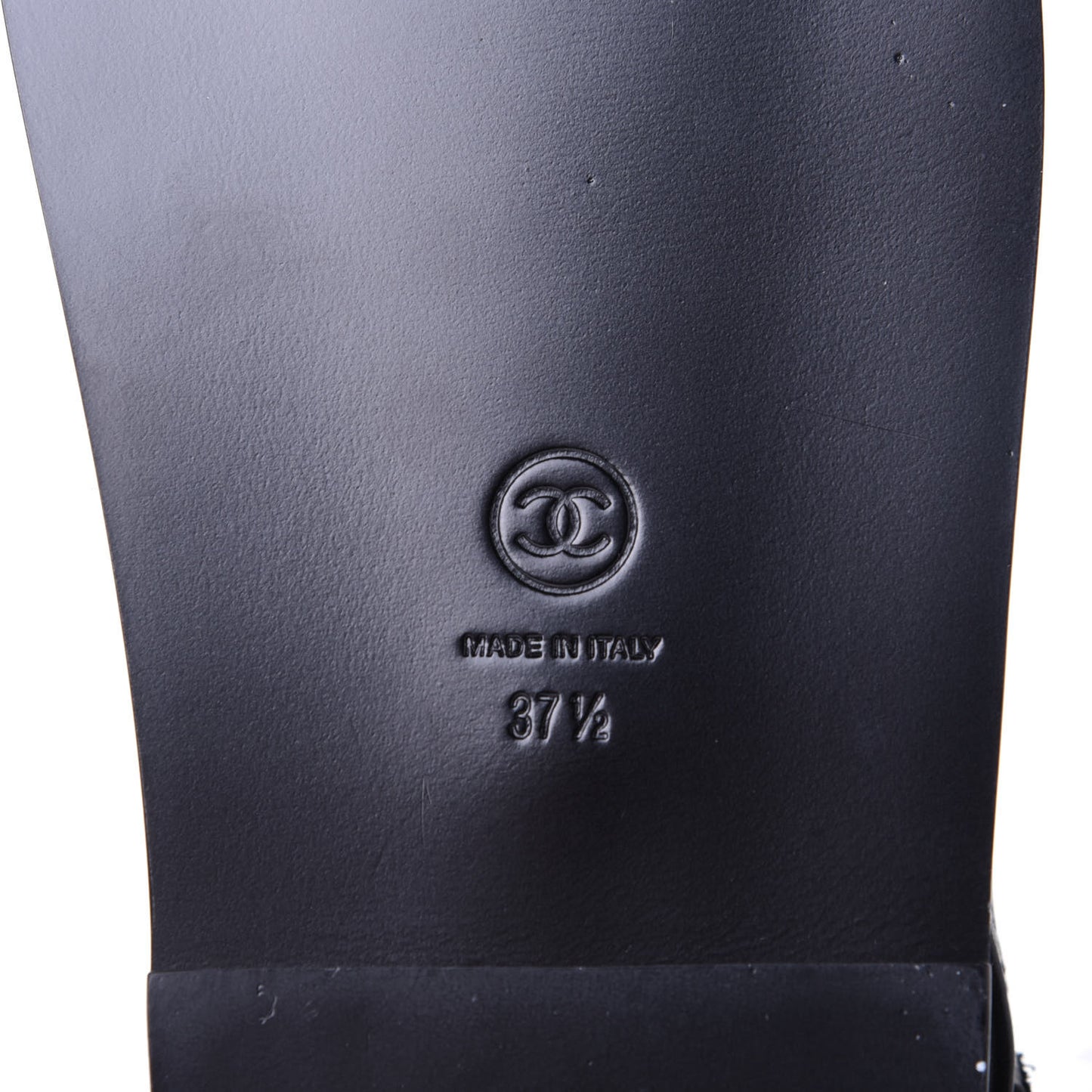 Lambskin Velcro Dad Sandals 37.5 Black