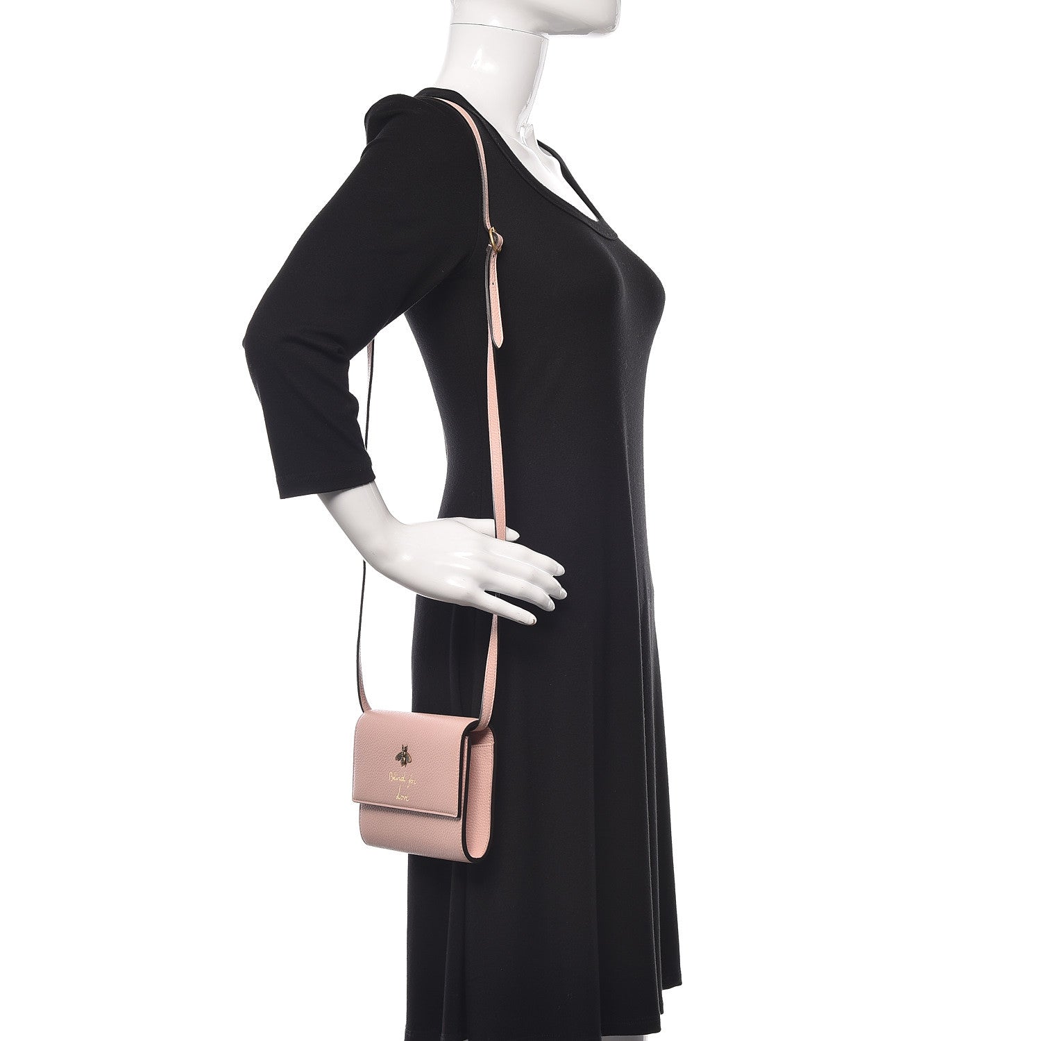 Gucci Calfskin Blind For Love Crossbody Pink 2 of 10
