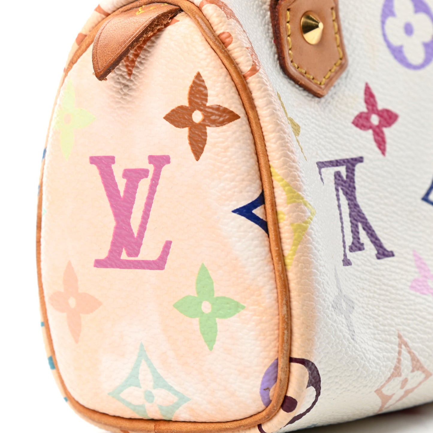 Monogram Multicolor Mini Sac HL Speedy White