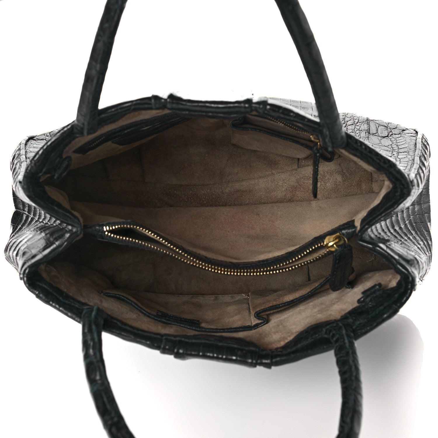 Nancy Gonzalez Crocodile Top Handle Stachel Black 6 of 10