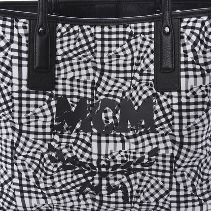 MCM Visetos Medium Liz Reversible Shopper Tote Black 15 of 15