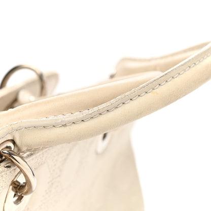 Christian Dior Lambskin Cannage Soft Lady Dior Satchel White 21 of 23