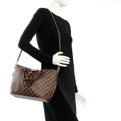 Louis Vuitton Damier Ebene Siena MM 2 of 9