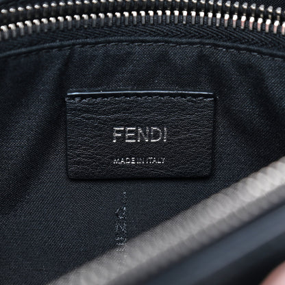 Fendi Vitello Dolce Scalloped Pearl Studded Medium By The Way Boston Bag Black 7 of 9