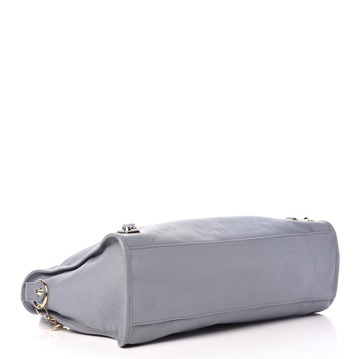 Balenciaga Chevre Gold Metallic Edge Hardware City Bleu Acier 4 of 12