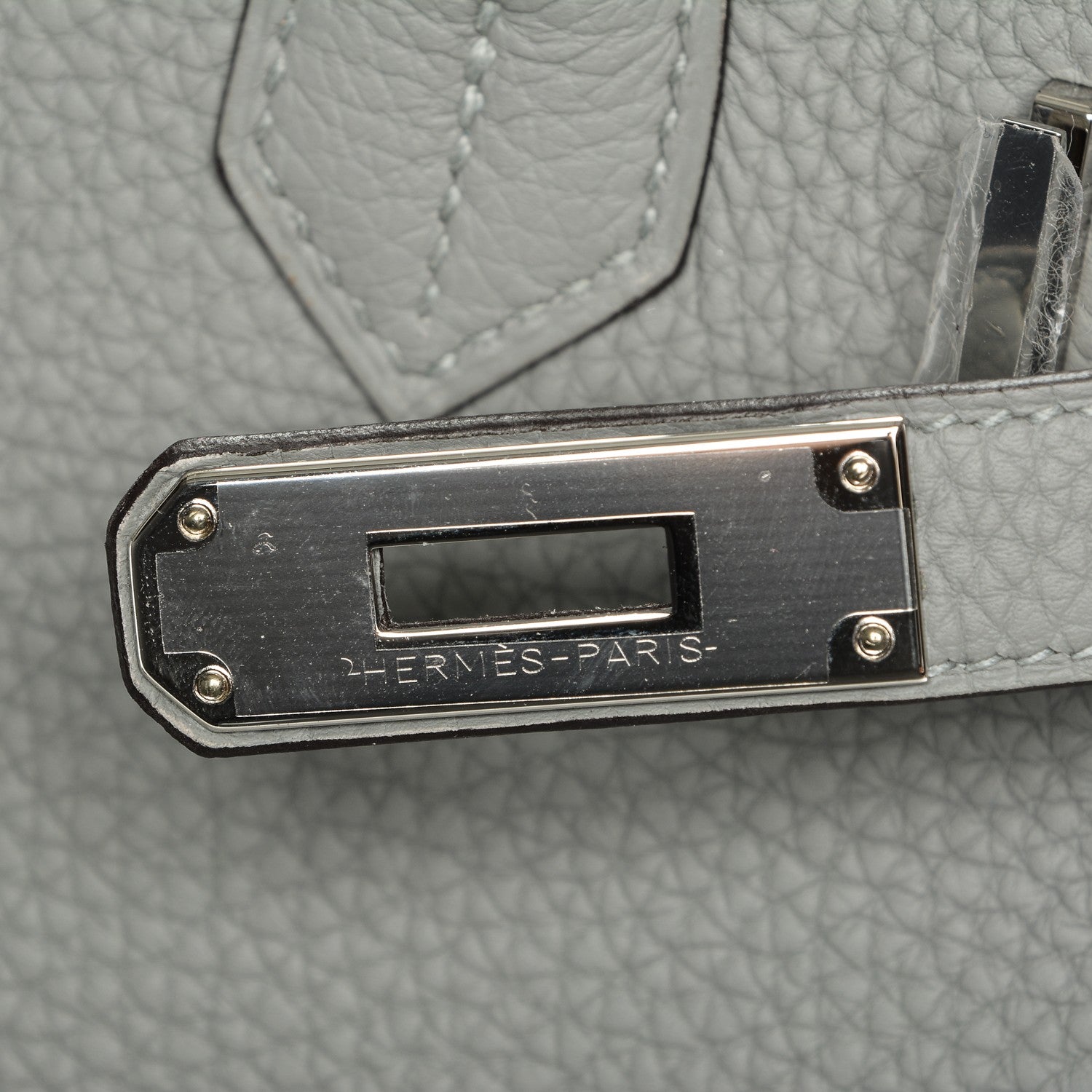 Hermes Togo Birkin 30 Gris Mouette 11 of 24