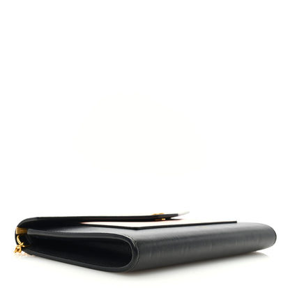 Celine Smooth Calfskin Tri-Color Clutch on a Chain Taupe 4 of 10
