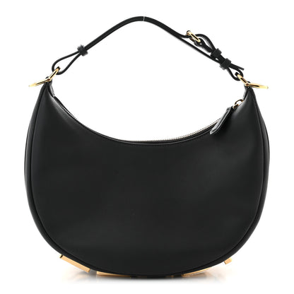 Fendi Vitello Grace Matte Small Fendigraphy Hobo Bag Black 1 of 10