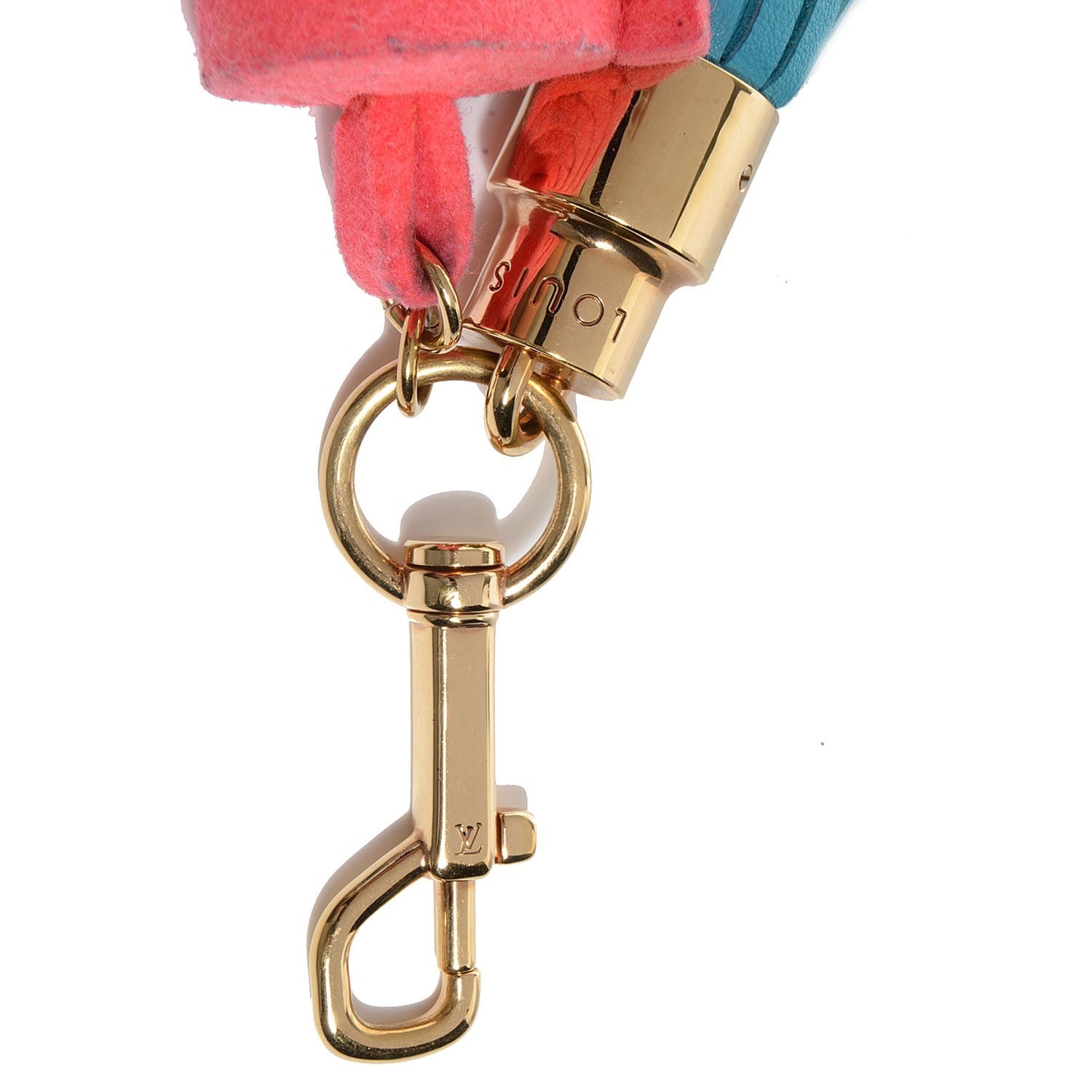 Louis Vuitton Rainbow Bag Charm Tassel Blue 3 of 3
