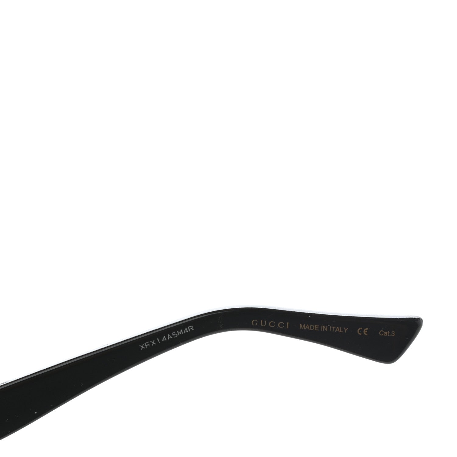 Gucci Acetate Cat Eye GG0163/S Sunglasses Black 5 of 7