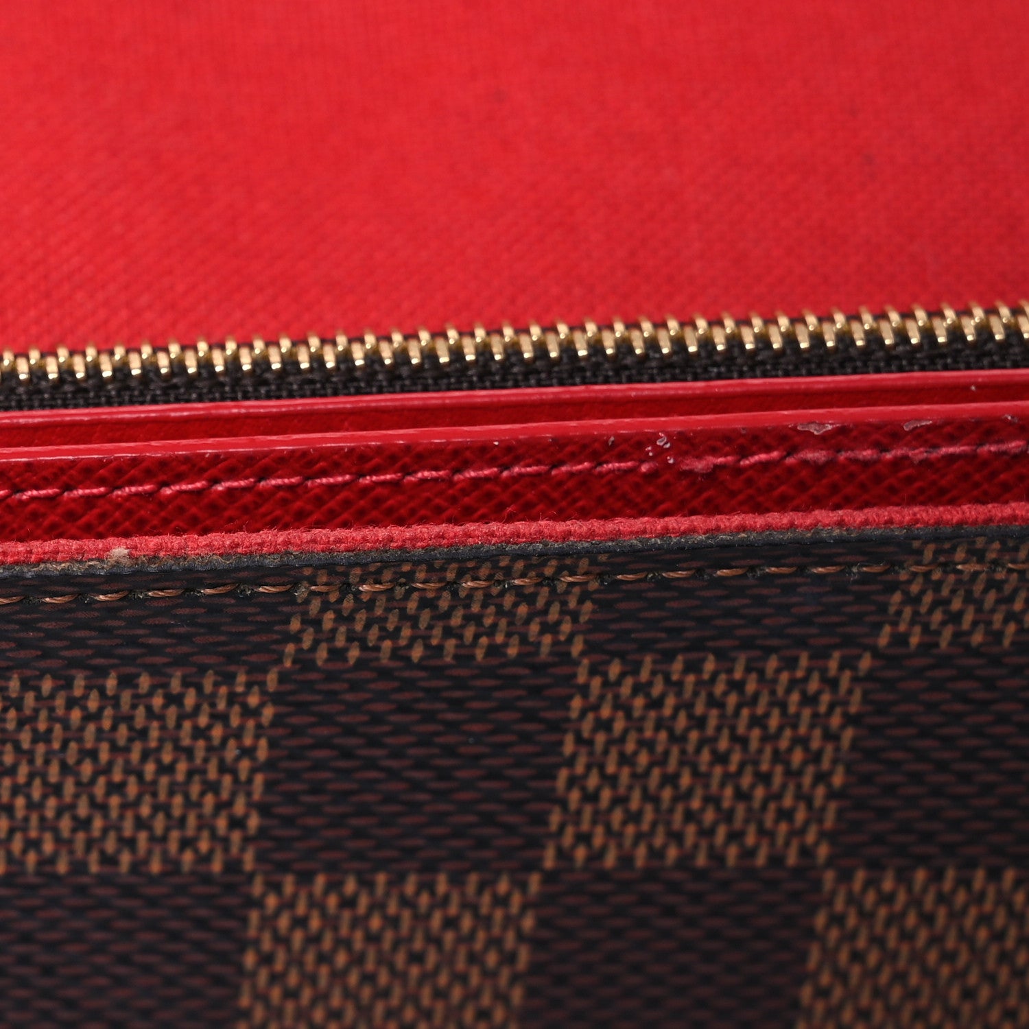 Louis Vuitton Damier Ebene Pochette Felicie Chain Wallet 12 of 14
