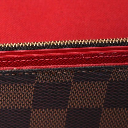 Louis Vuitton Damier Ebene Pochette Felicie Chain Wallet 12 of 14