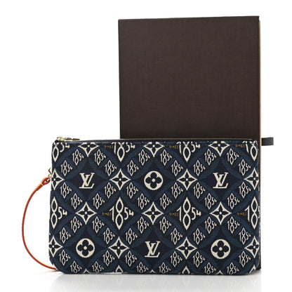 Louis Vuitton Jacquard Since 1854 Neverfull MM GM Pochette Blue 14 of 18