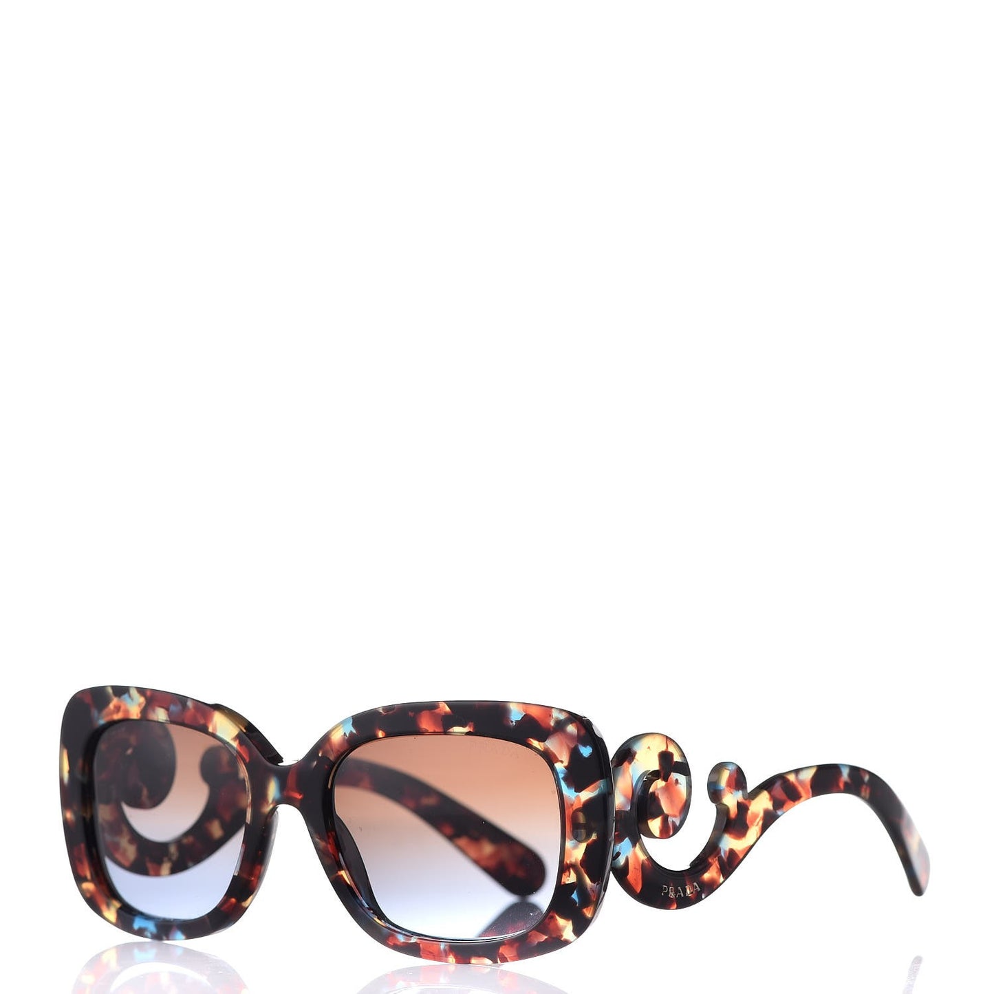 Acetate Baroque Sunglasses SPR 27O Blue Tortoise