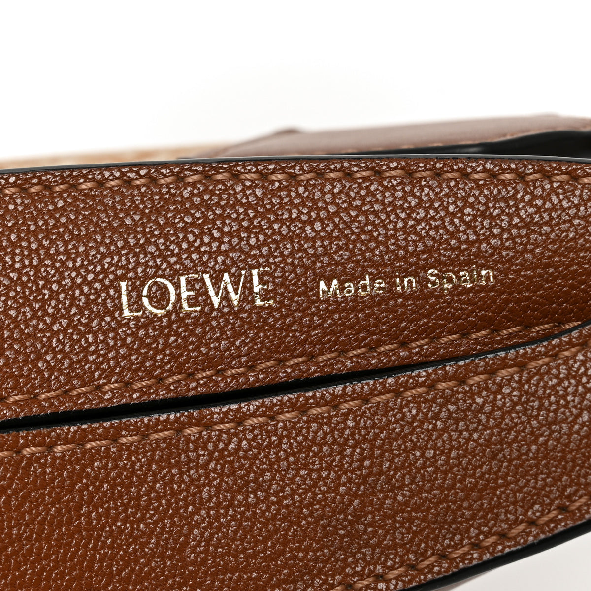 Satin Calfskin Jacquard Luna Bag Pecan