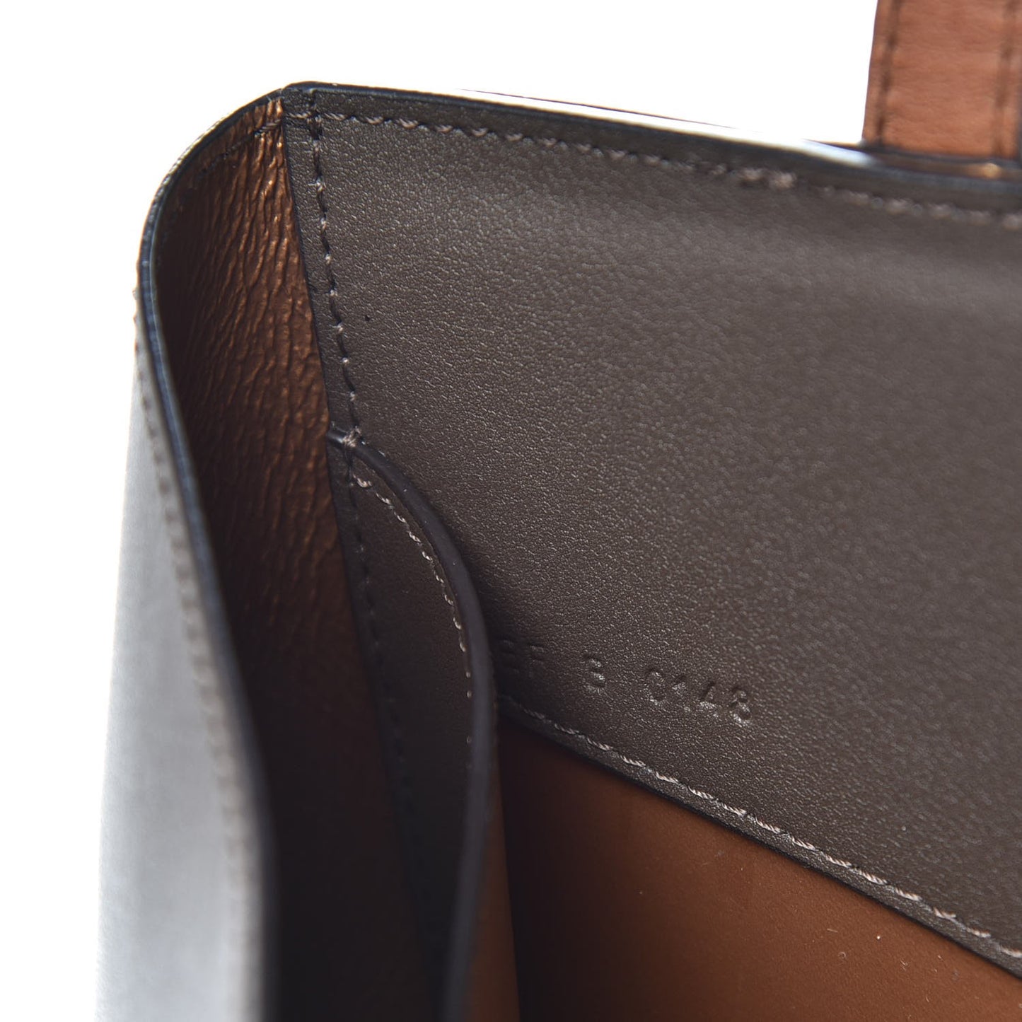 Calfskin Medium GV Shopper Tote Grey