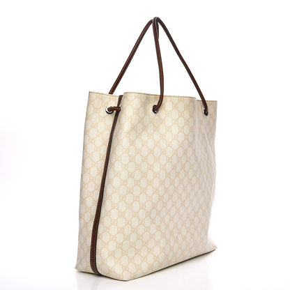 Gucci GG Supreme Monogram Large Nice Tote Brown 3 of 8