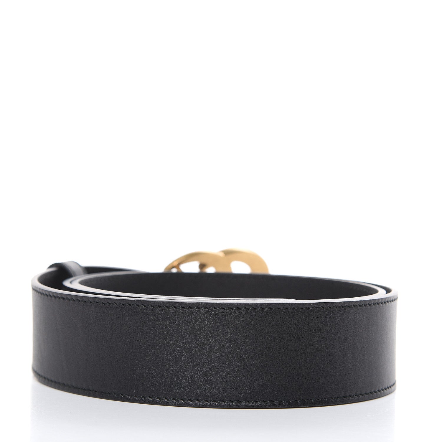 Gucci Calfskin Double G 40mm Belt 95 38 Black 3 of 6