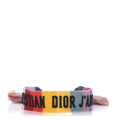 Christian Dior Woven Cotton J'Adior Friendship Bracelet 1 of 3