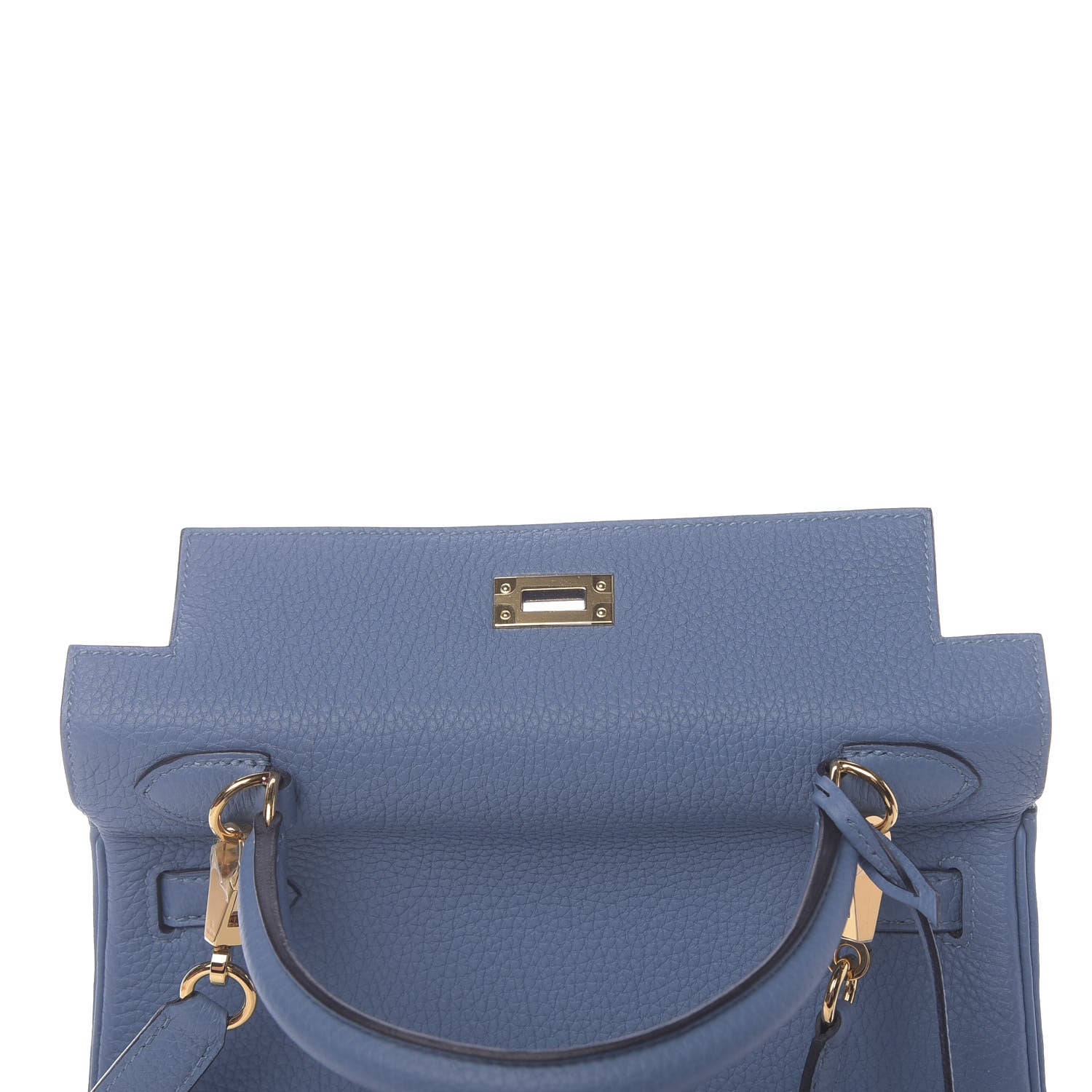 Hermes Togo Kelly Retourne 25 Azur 22 of 41