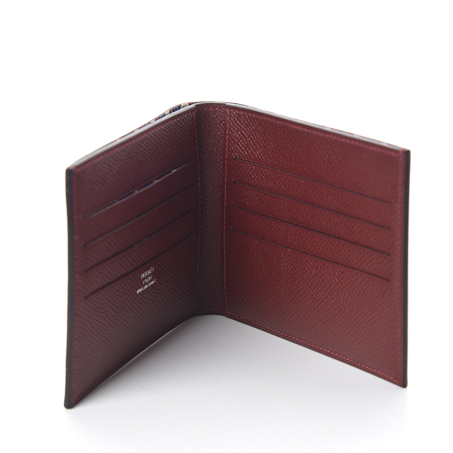 Hermes Epsom MC2 Copernic Compact Wallet Rouge H 4 of 5