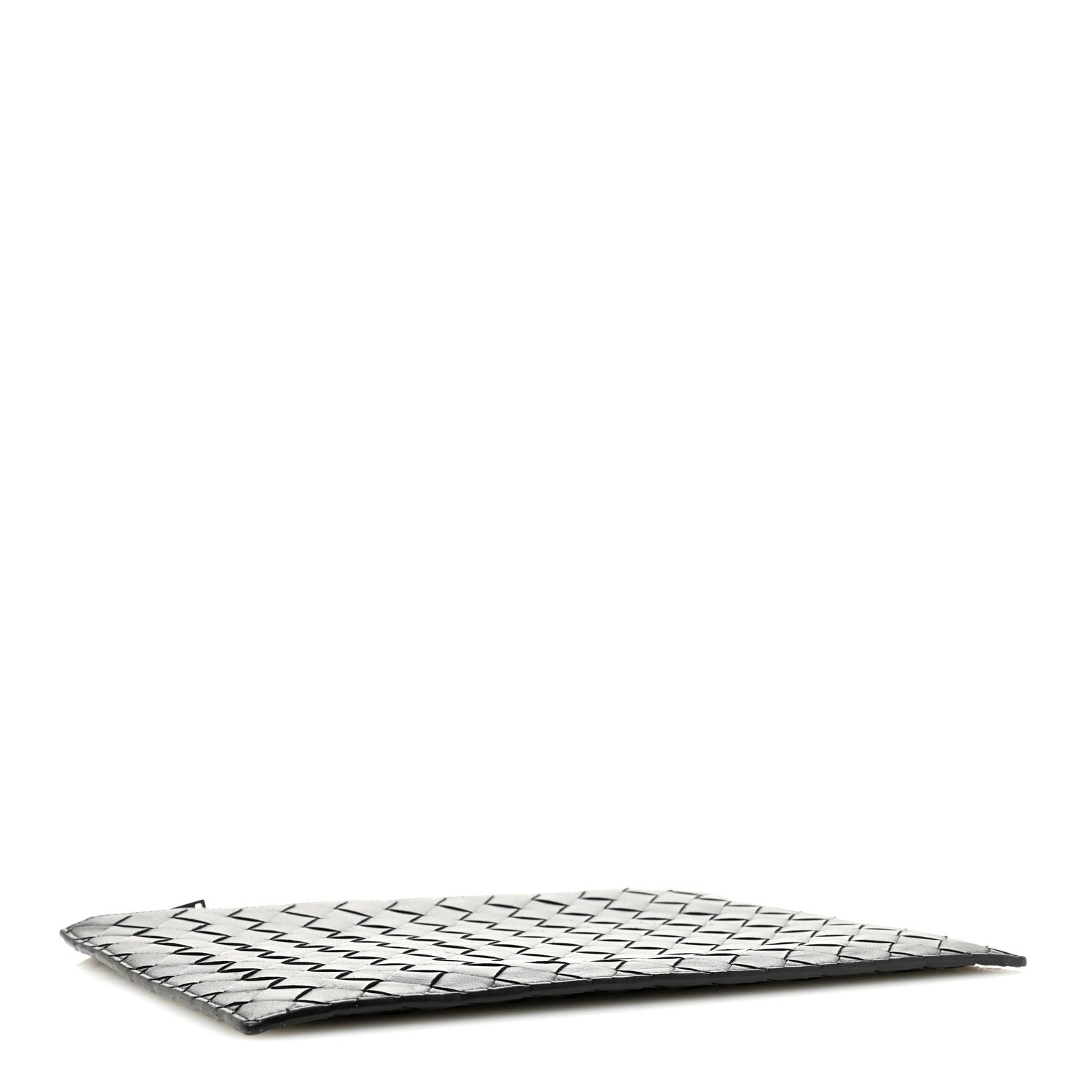 Bottega Veneta Nappa Intrecciato Flat Zip Pouch Black 4 of 9