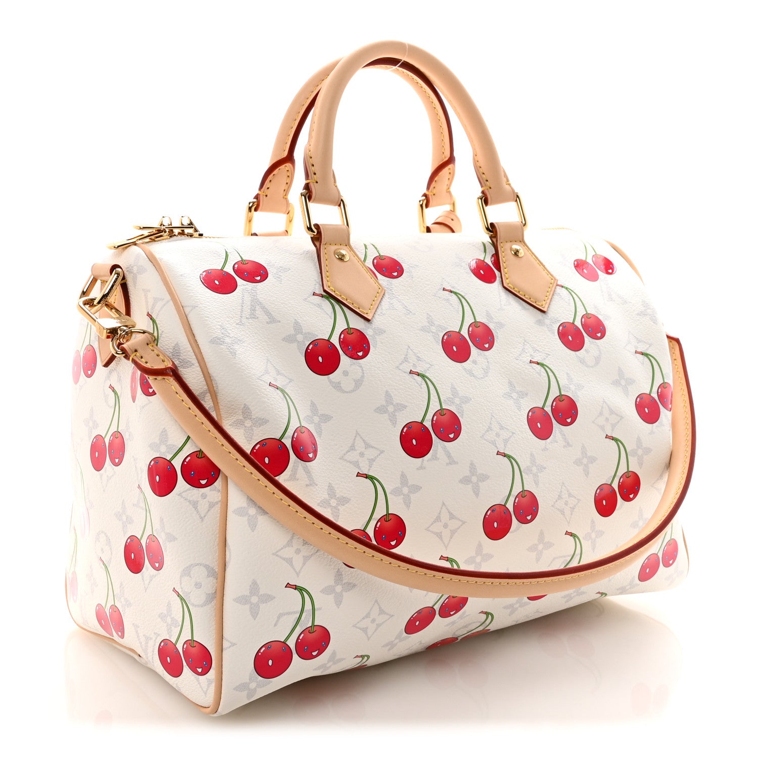 Louis Vuitton LV X TM Monogram Cerises Speedy Soft Bandouliere 30 3 of 9