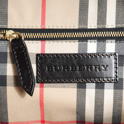 Burberry Grainy Leather Small Orchard Bowling Bag Dark Brown 5 of 8