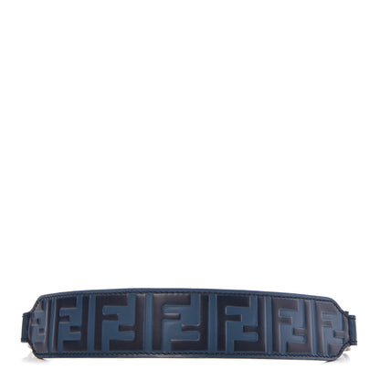 Fendi Calfskin FF Embossed Mini Strap You Blue 1 of 4