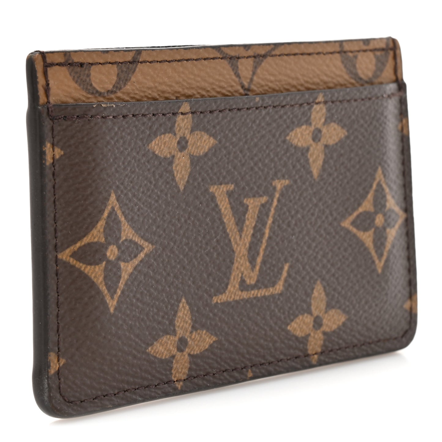 Reverse Monogram Card Holder