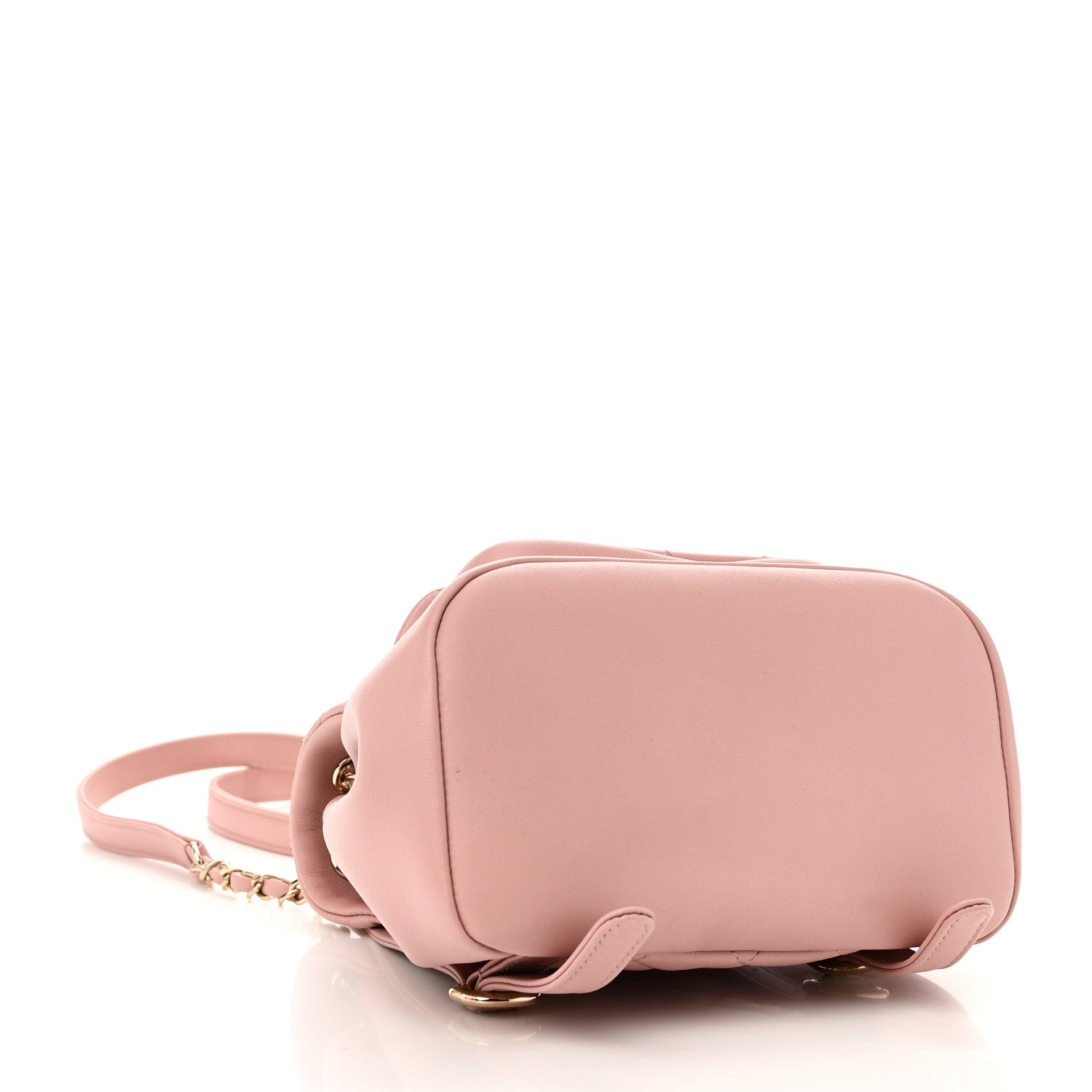 Chanel Lambskin Quilted Small Duma Drawstring Backpack Light Pink 3 of 9