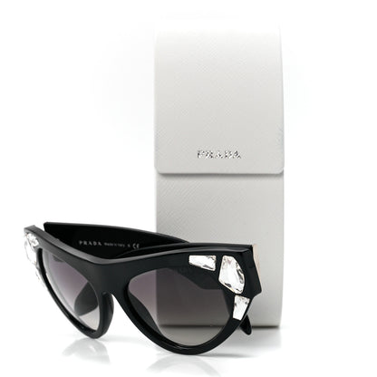 Prada Crystal Voice Sunglasses SPR 21Q Black 9 of 9