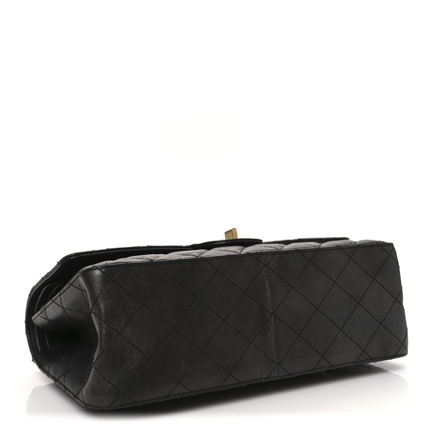 Chanel Metallic Calfskin Quilted 2.55 Reissue 226 Flap Charcoal 4 of 12