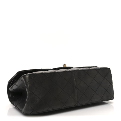 Chanel Metallic Calfskin Quilted 2.55 Reissue 226 Flap Charcoal 4 of 12