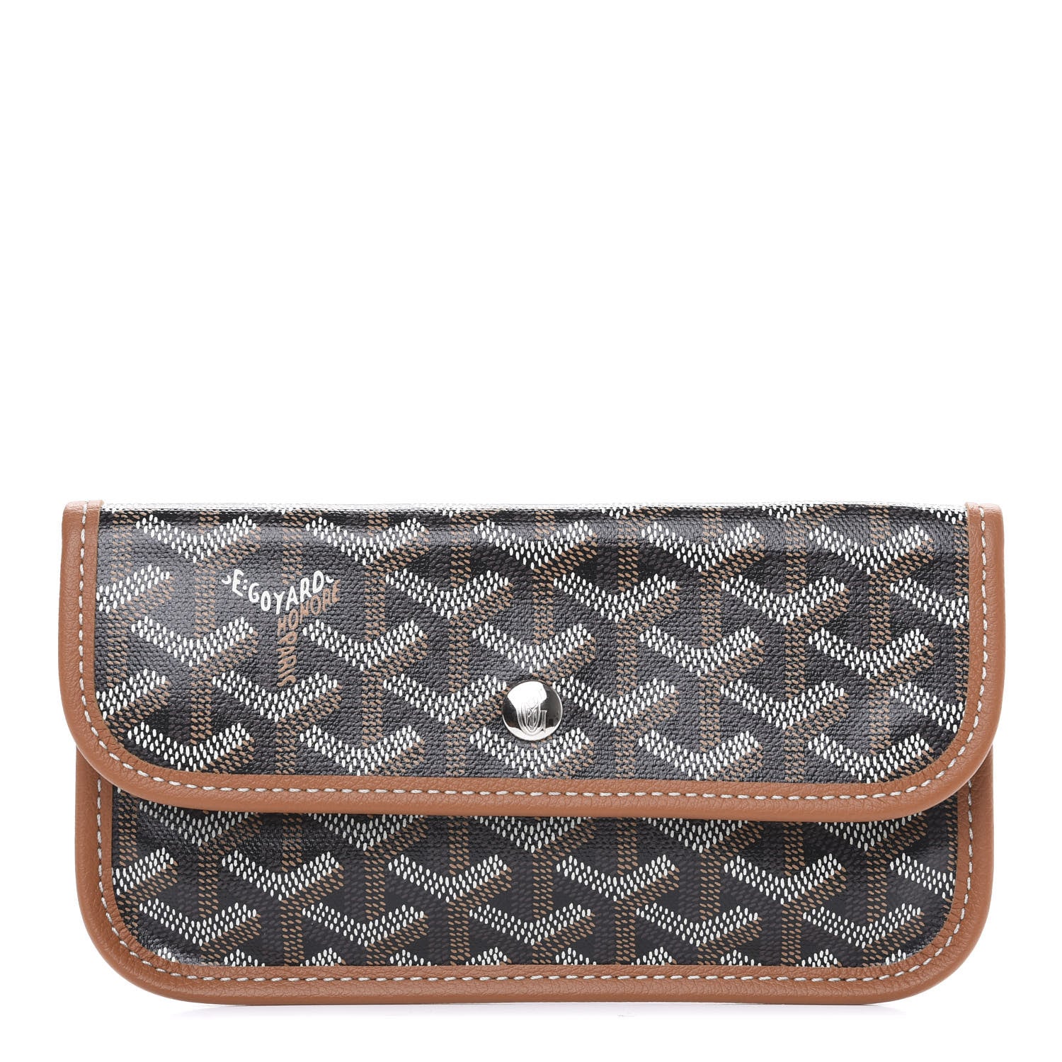 Goyard Goyardine Pouch Black Gold 1 of 6