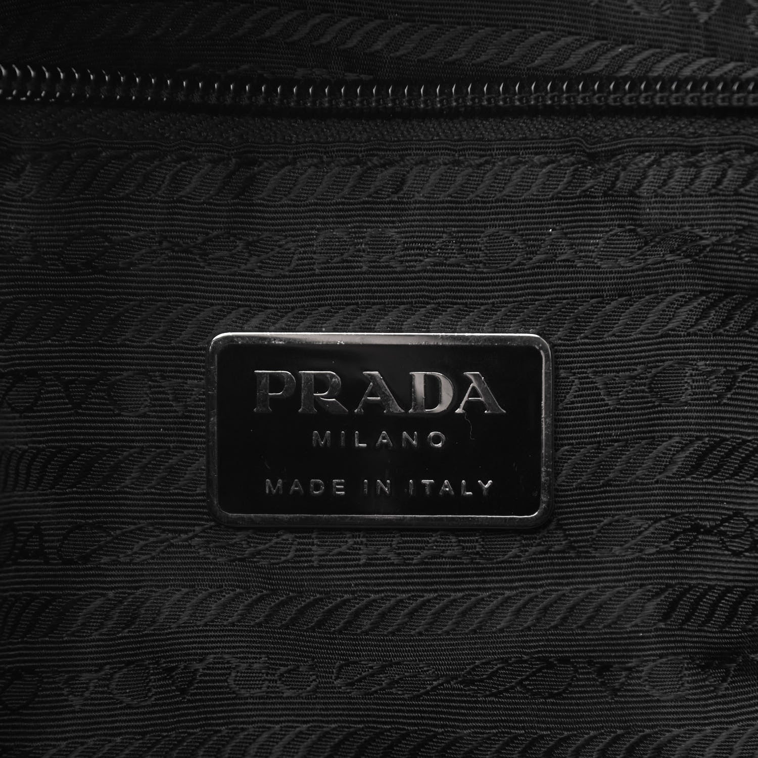 Prada Nylon Vela Medium Backpack Black 6 of 11