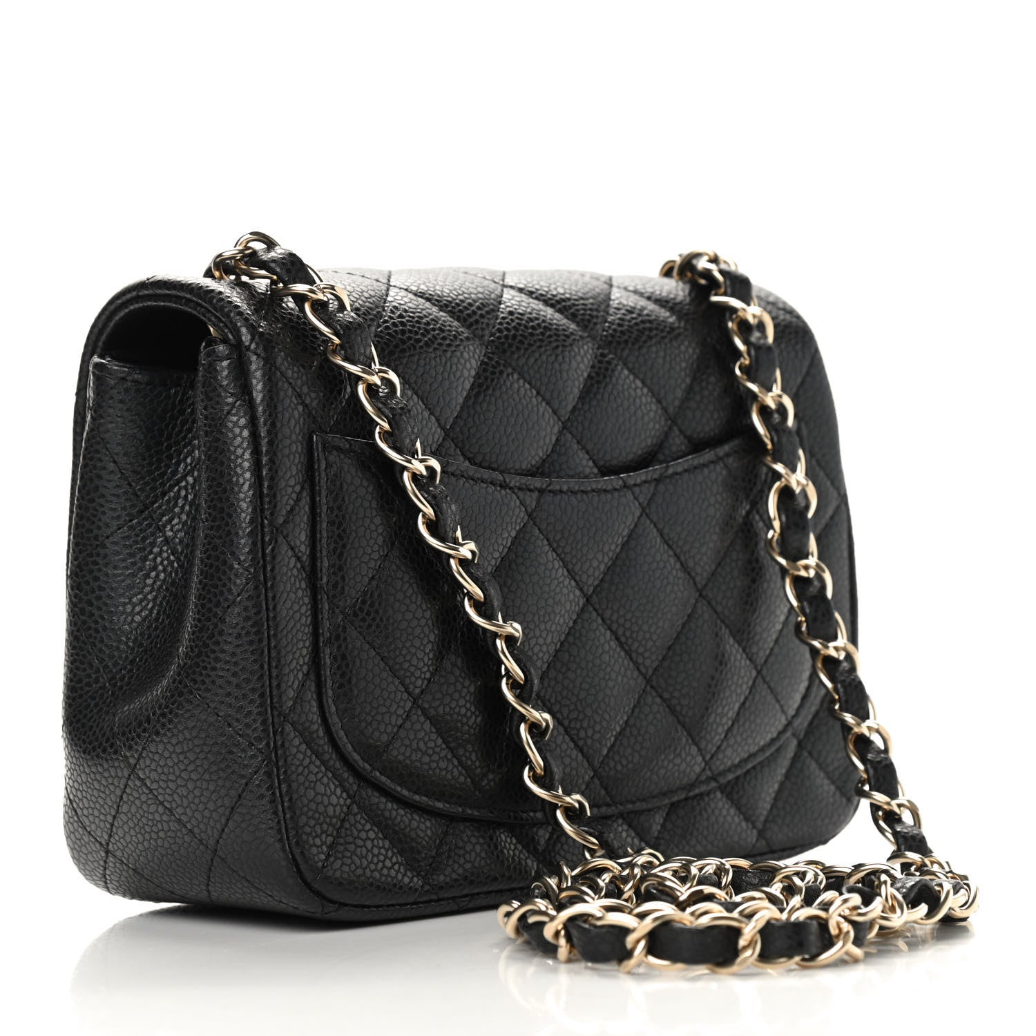 Chanel Caviar Quilted Mini Square Flap Black 3 of 9