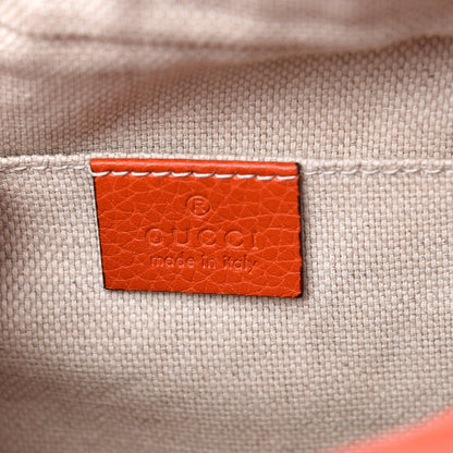 Gucci Pebbled Calfskin Small Soho Disco Bag Sun Orange 5 of 11