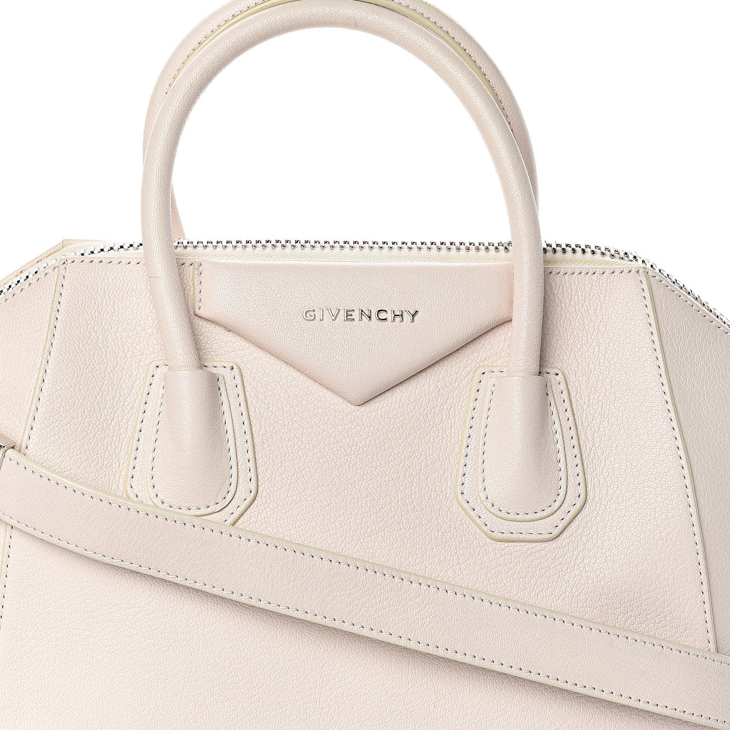 Givenchy Sugar Goatskin Small Antigona Ivory 8 of 14