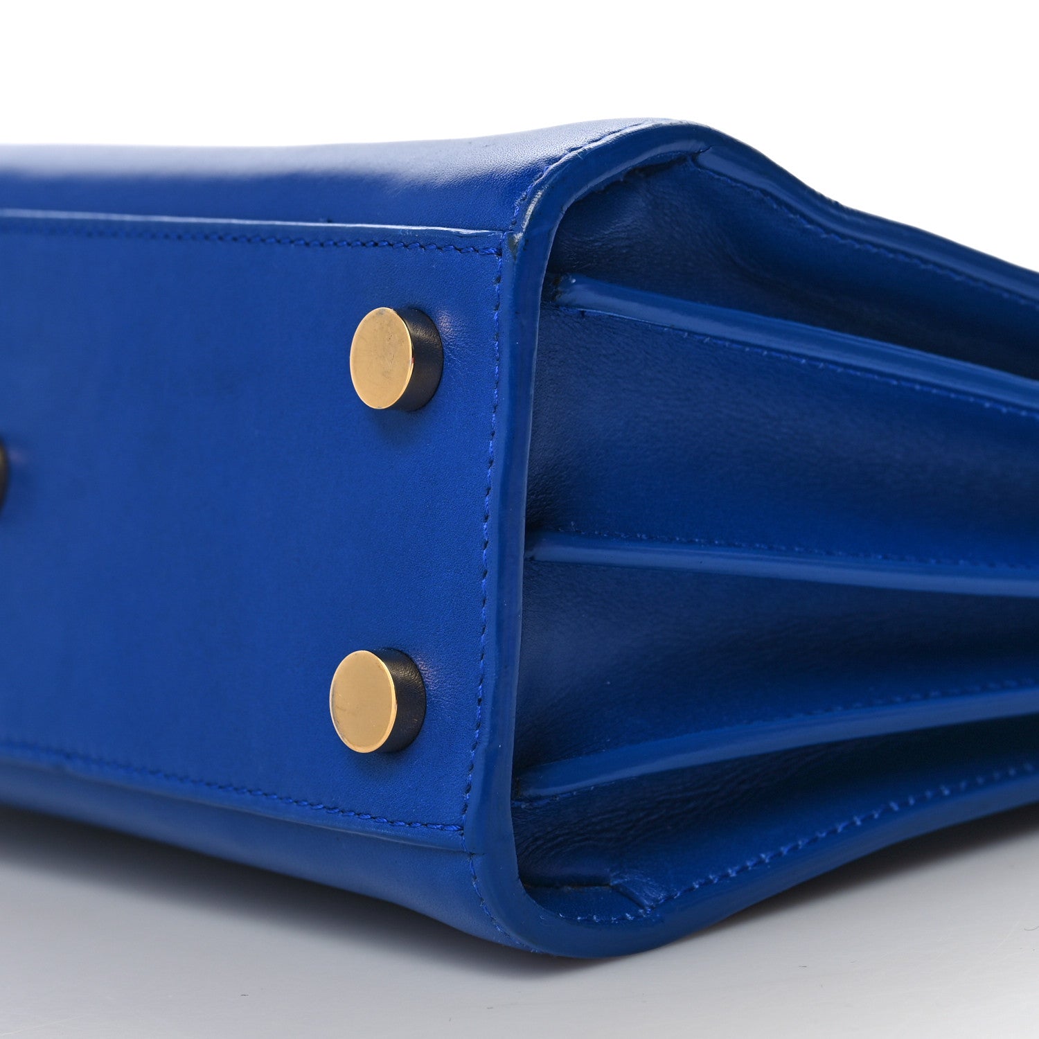 Saint Laurent Calfskin Nano Sac De Jour Royal Blue 9 of 11