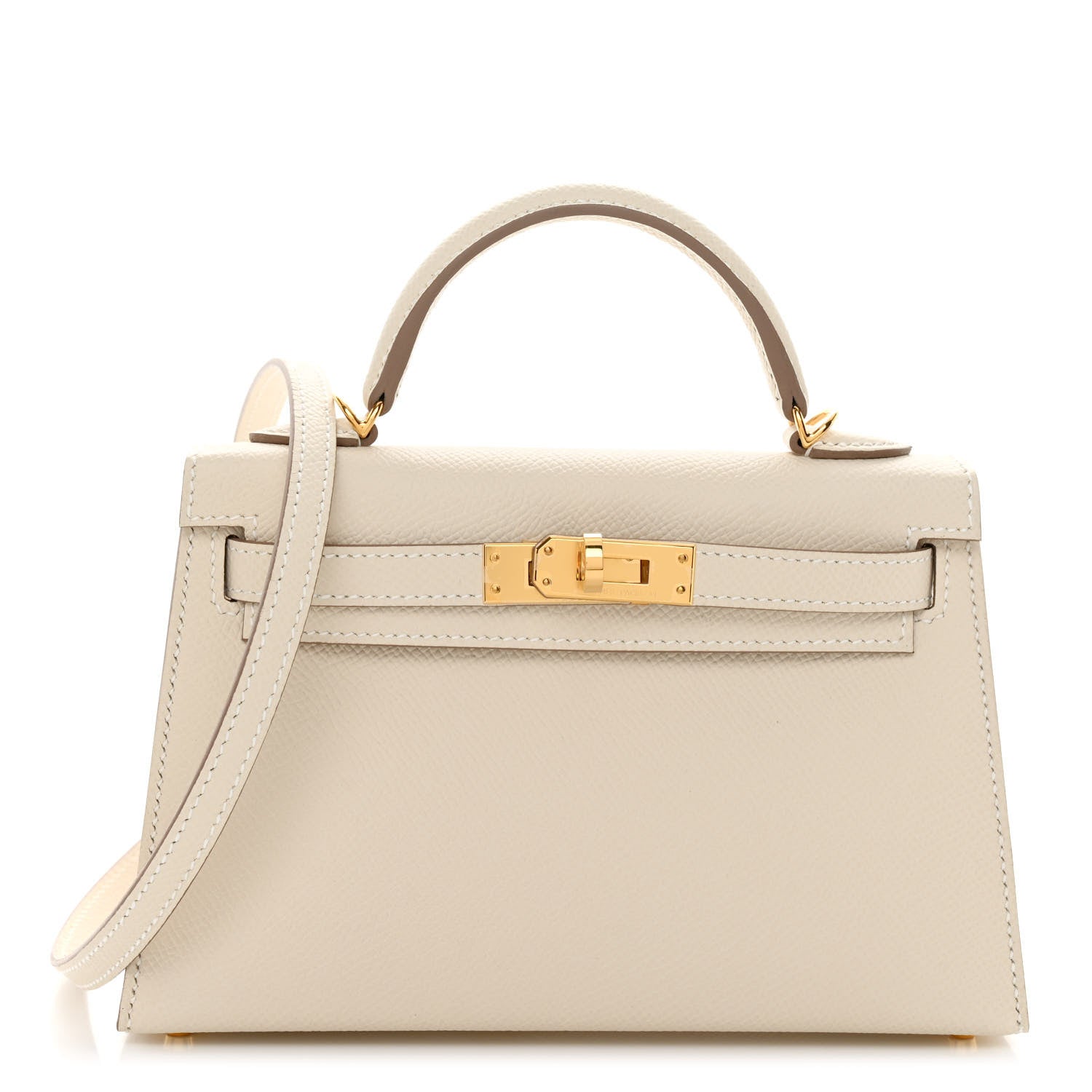 Hermes Epsom Mini Kelly Sellier 20 Craie 1 of 10